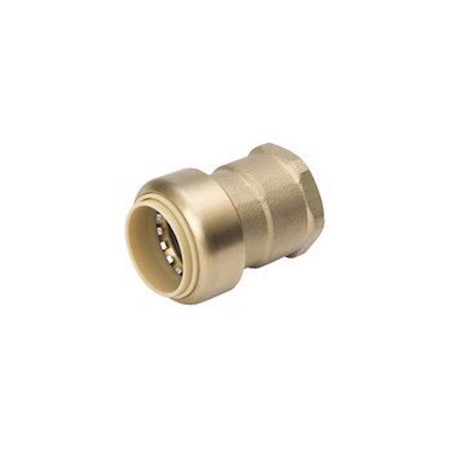 Bk Products B&K Proline Push to Connect 1/2 in. PTC X 1/2 in. D FPT Brass Adapter 6630-203
